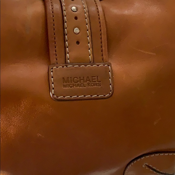 MICHAEL MICHAEL KORS Orange Hobo Purse - Picture 4 of 5